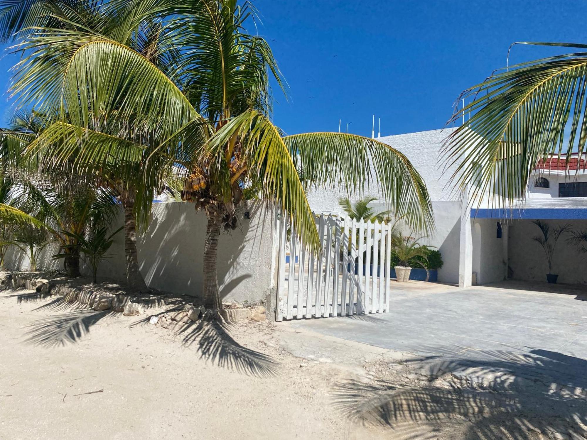 Don Lalo, Family Villa With Sandy Beach At Your Feet. Progreso  Luaran gambar