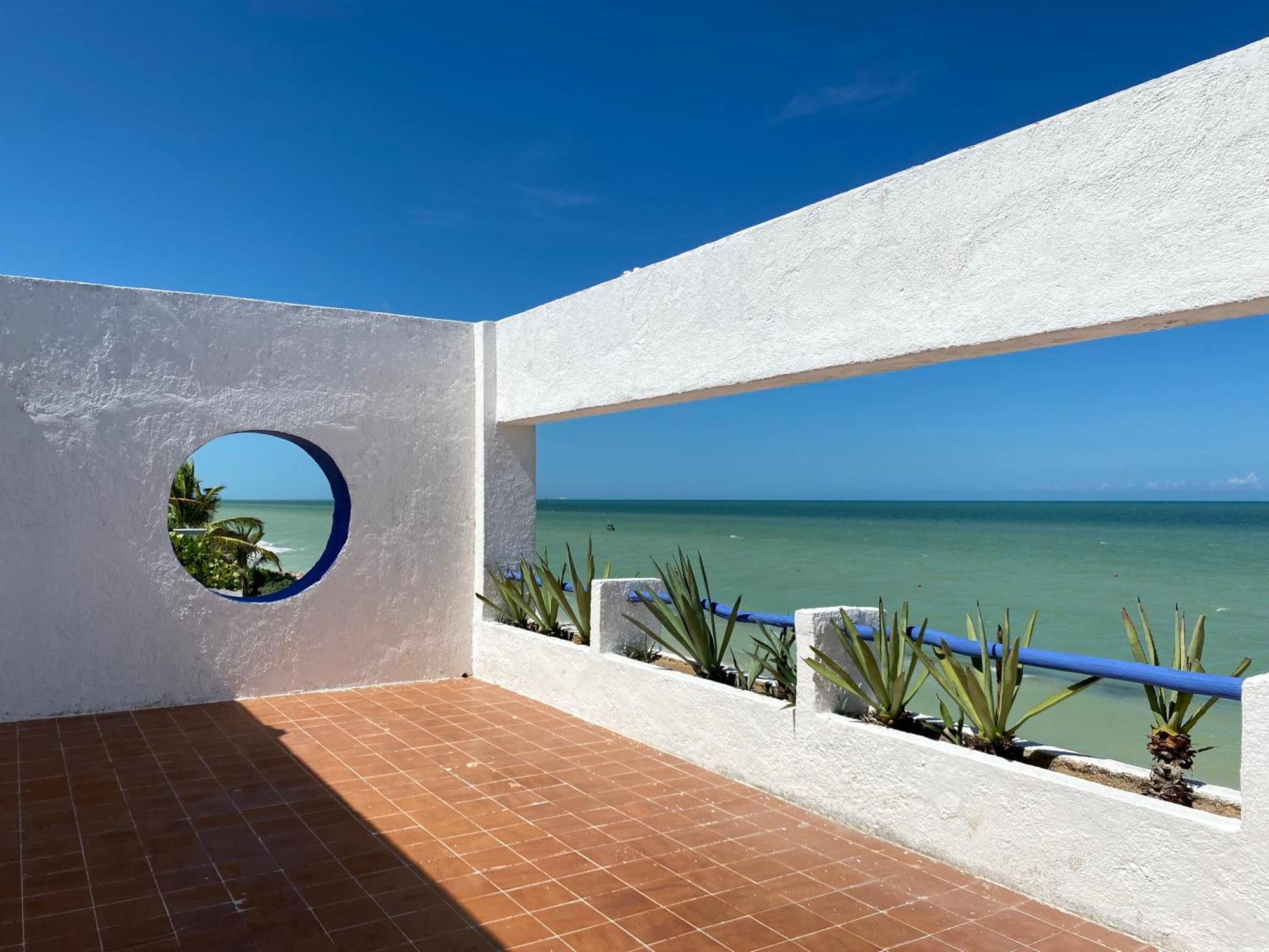Don Lalo, Family Villa With Sandy Beach At Your Feet. Progreso  Luaran gambar
